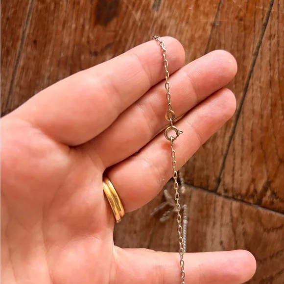 Sterling Silver Cross Crucifix Chain Necklace catholic christian - Picture 4 of 5